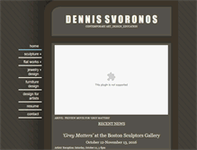 Tablet Screenshot of dennissvoronos.com